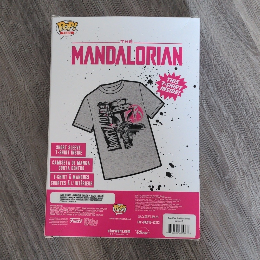 New Funko pop Mandalorian T-shirt - Picture 4 of 5